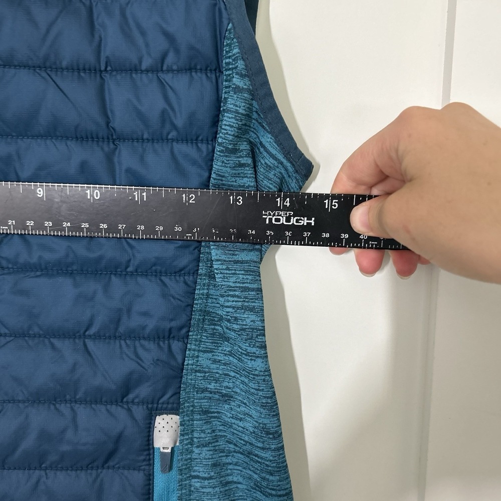 Eddie Bauer Ignitelite Vest Women's XS Blue Hybrid Full Zip Running - Picture 9 of 10